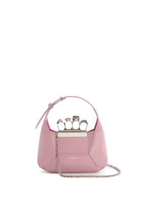 ALEXANDER MCQUEEN  Mini sac besace en cuir - Rose