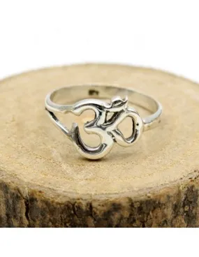 Bague aum fine en argent