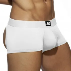 Boxer Bottomless Fetish - blanc - AD Fétish : vente shorty boxers h...