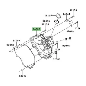 Carter d'embrayage Kawasaki Ninja 250R (2008-2012) | Moto Shop 35