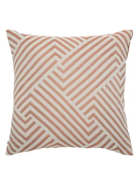 Coussin jacquard GEO 40x40 cm - Orange