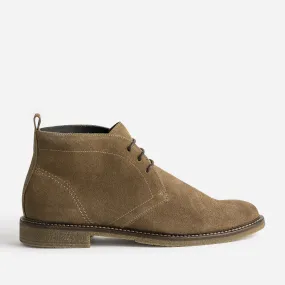 Desert Boots camel en cuir velours - Boots Homme | ERAM