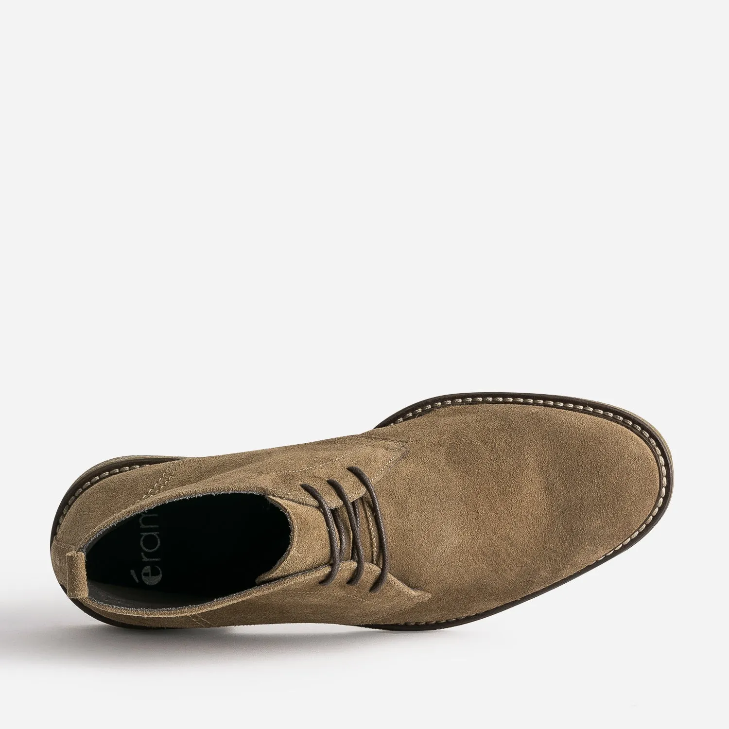 Desert Boots camel en cuir velours - Boots Homme | ERAM