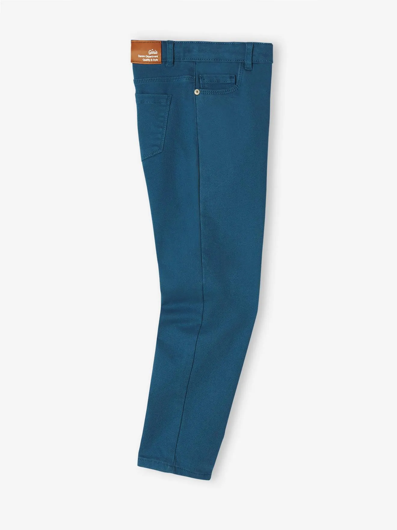 Pantalon Mom MorphologiK Large fille pêche - Vertbaudet