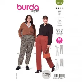 Patron pantalon à pinces femme - Burda n°5946