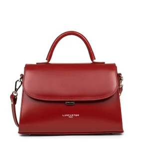 Sac à main carmin Suave Even en cuir rouge | 3 Suisses