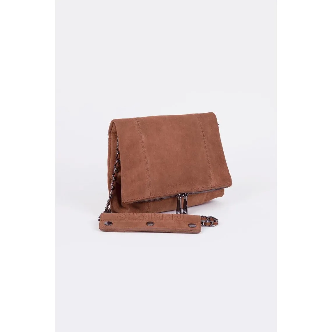 Sac en cuir LETER Molly marron | 3 Suisses