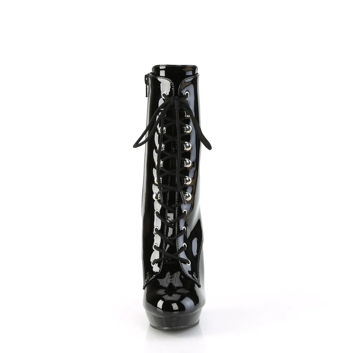 Verni 15 cm SULTRY-1020 fétiche bottines à talons aiguilles noirs