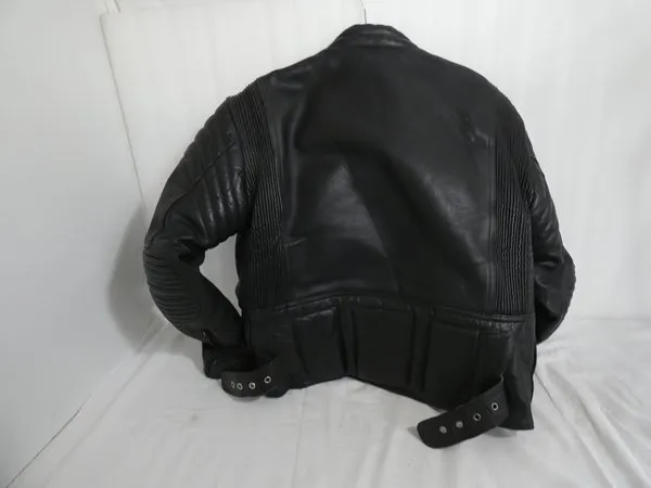 Veste de motard en cuir homme T52