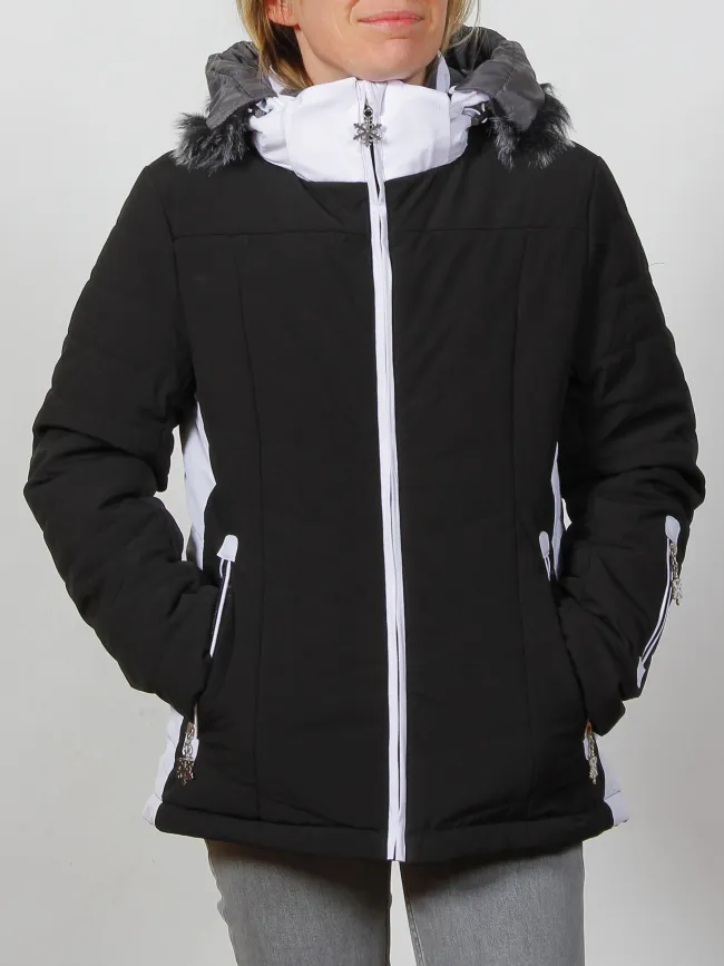 Veste de ski montana noir femme - Angele Sportswear | wimod